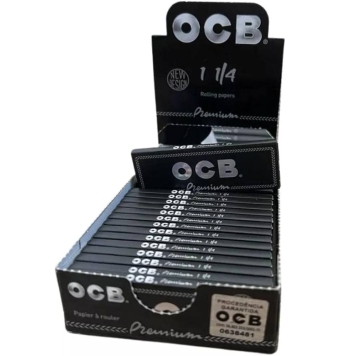 Papel OCB Negro 1 1/4