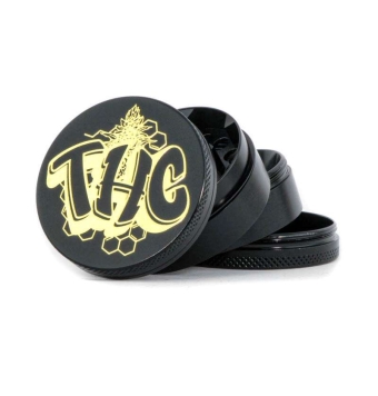 Grinder de metal negro y...